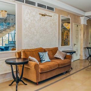 Холл в санатории Минеральные Воды в городе Железноводске - фотография